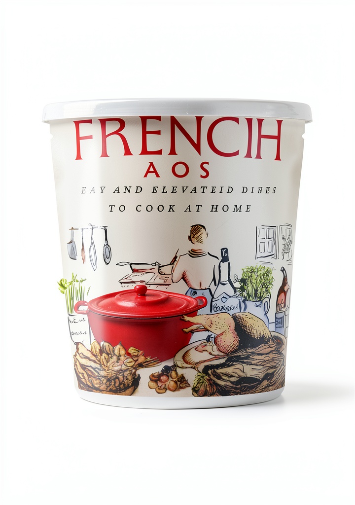 Installing French Cooking with Ease: Bloomsbury Publishing's Kindle Edition on a wooden desk