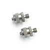 Metal Male Luer Lock Syringe Fitting Dynapex M6x1.0 Brass 2 Piece Set-2