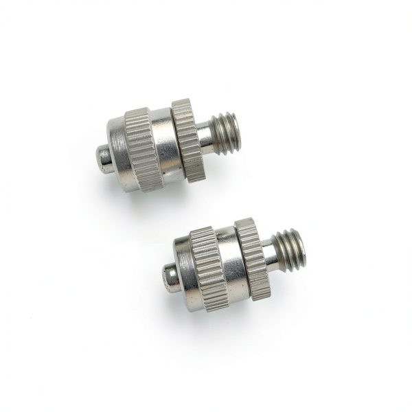 Metal Male Luer Lock Syringe Fitting Dynapex M6x1.0 Brass 2 Piece Set-2