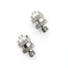 Metal Male Luer Lock Syringe Fitting Dynapex M6x1.0 Brass 2 Piece Set-0