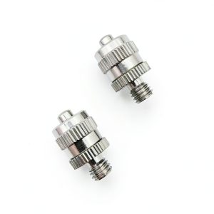 Metal Male Luer Lock Syringe Fitting Dynapex M6x1.0 Brass 2 Piece Set-0