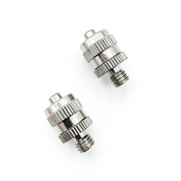 Metal Male Luer Lock Syringe Fitting Dynapex M6x1.0 Brass 2 Piece Set-0