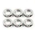 Full-Size Lock Rings YWIOAD Precision 7/8-14 Inch Splint Design 6pcs-0