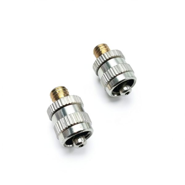Metal Male Luer Lock Syringe Fitting Dynapex M6x1.0 Brass 2 Piece Set-1