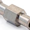 Luer Lock Coupler Female to Female – Nickel Plated Brass, 4mm Aperture-6