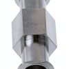 Luer Lock Coupler Female to Female – Nickel Plated Brass, 4mm Aperture-5