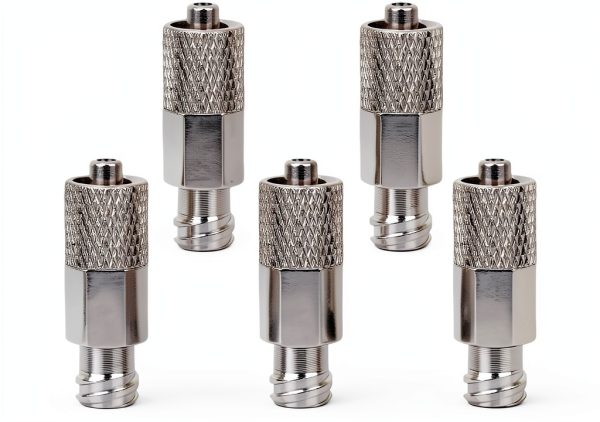 Luer Lock Extension Adapter Shurhome Male‑to‑Female Metal 5‑Pack-7