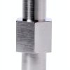 Luer Lock Coupler Female to Female – Nickel Plated Brass, 4mm Aperture-3