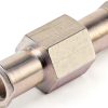 Luer Lock Coupler Female to Female – Nickel Plated Brass, 4mm Aperture-0