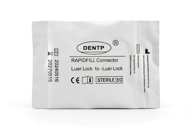 Dentp Female Luer Lock to Female Luer Lock 5PK Rapidfill Adapter-1