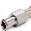 Luer Lock Coupler Female to Female – Nickel Plated Brass, 4mm Aperture-1