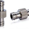 4mm Aperture Luer Lock Adapter Female‑Female Metal Connector Dsxnklnd-3